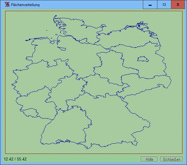 Flächenverteilung am Beispiel Deutschland