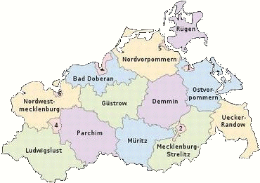 Mecklenburg-Vorpommern vor der Reform